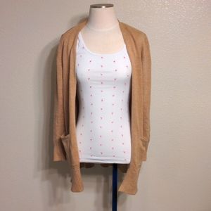 White & Pink flamingo tank